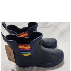 landchief rainbow rain boots woman size 6